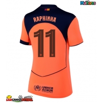 Camisa de Futebol Barcelona Raphinha Belloli #11 Equipamento Alternativo Mulheres 2025-26 Manga Curta